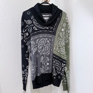 Sun + Stone Bandana Patch Sweater